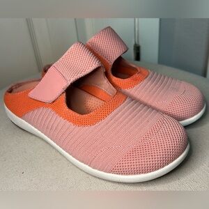 Spenco Magnolia Coral Knit Orthotic Memory Slip-on Mules Mary Janes 7